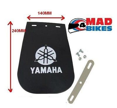 YAMAHA LOGO MOTORCYCLE MUD FLAP LARGE 140mm X 240mm