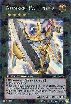 YuGiOh DT07 EN034 Number 39 Utopia (Super; Parallel)