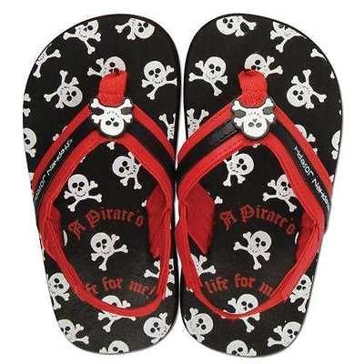 NEW STEPHEN JOSEPH Boys PIRATE Flip Flop/Sandals S (7 8) M (9 10) L