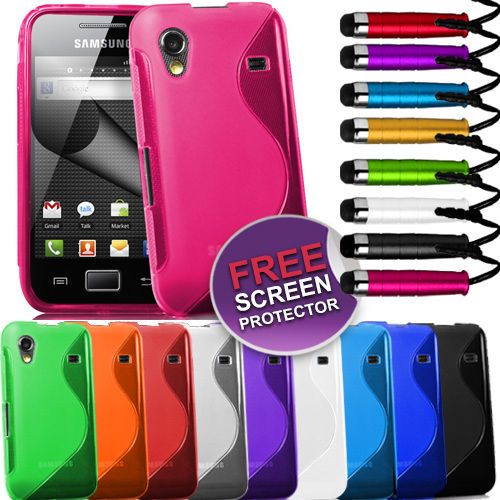 LINE SILICONE GEL CASE COVER FITS SAMSUNG GALAXY ACE S5830 FREE FILM