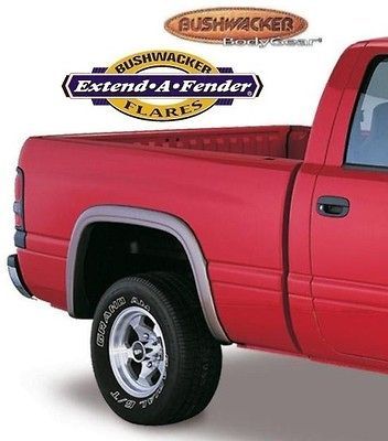 BUSHWACKER 50010 11 Rear Matte Black Extend A Fende r Style Flares