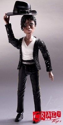 JACKSON MJ KING OF POP BILLIE JEAN CRAZY TOYS ACTION FIGURE 6 Inches
