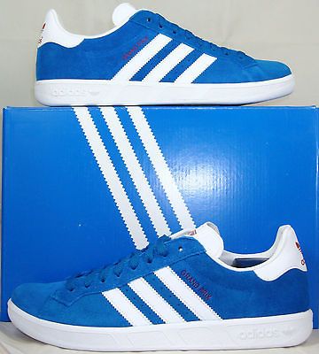 ADIDAS Mens 9.5 GRAND PRIX BLUE WHITE G62746 CASUAL LIFESTYLE SHOES