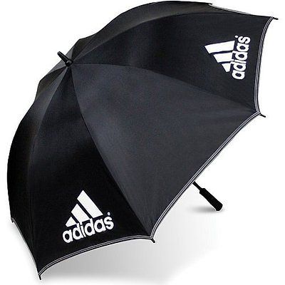 NEW ADIDAS GOLF MANUAL 60 SINGLE CANOPY UMBRELLA BLACK