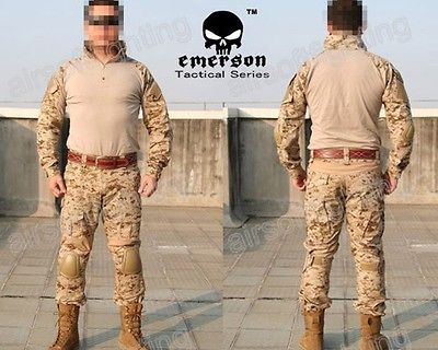 Emerson Airsoft Tactical Training Uniform Digital Desert Medium A