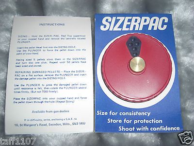 AIR RIFLE PISTOL PELLET HOLDER DISPENCER RE SIZER BSA WEBLEY PELLETS