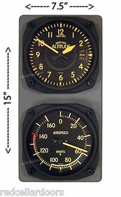 NEW TRINTEC AVIATION AIRPLANE AIRCRAFT INSTRUMENT COASTERS ALTIMETER