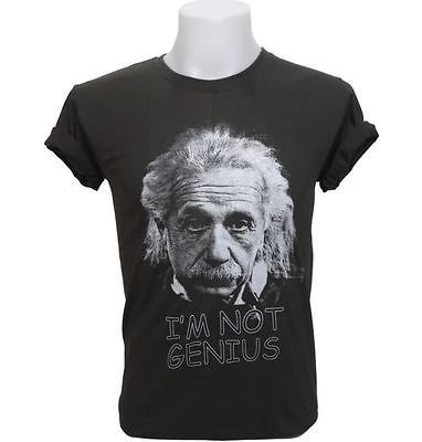 Albert Einstein Funny Tee T Shirt  Im not genius  Physic Relativity