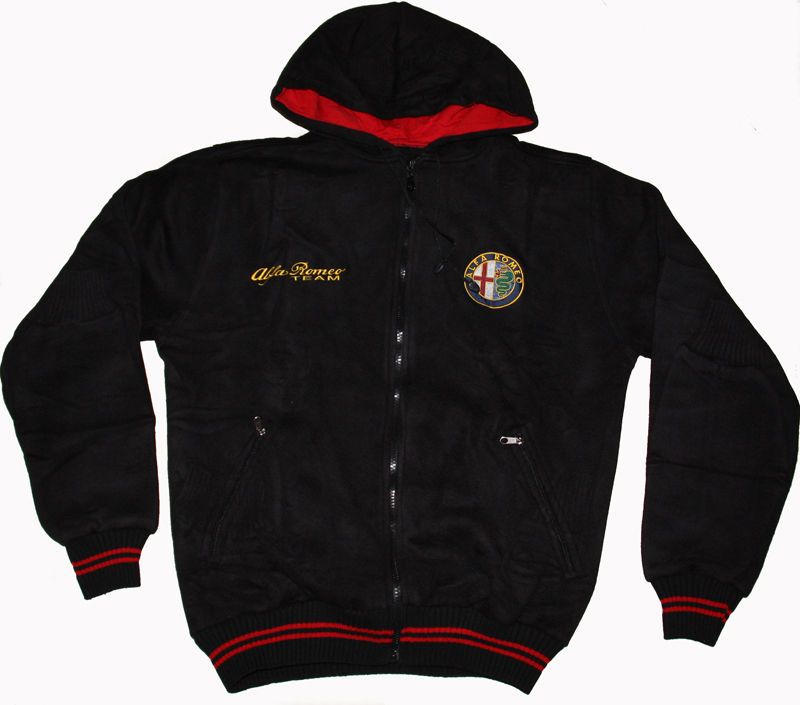Alfa Romeo fleece jacket / blouson / parka + hood