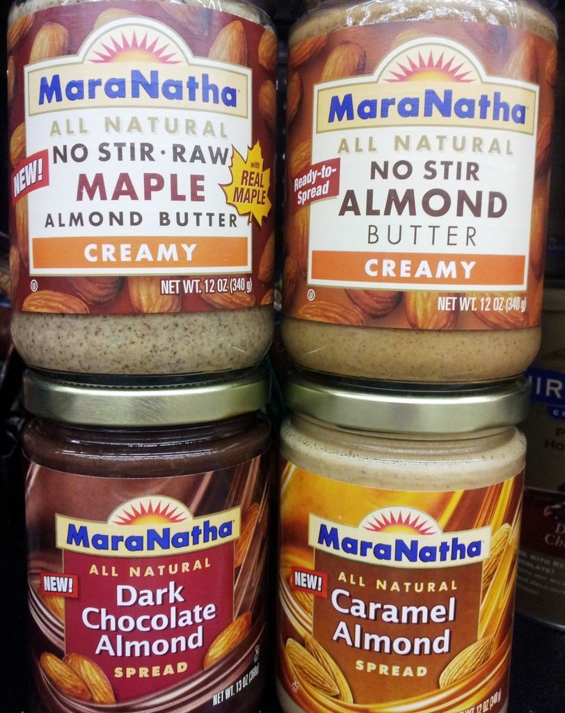 MARANATHA ALL NATURAL ALMOND NUT BUTTER SPREAD ~ 4 FLAVOR CHOICES MARA