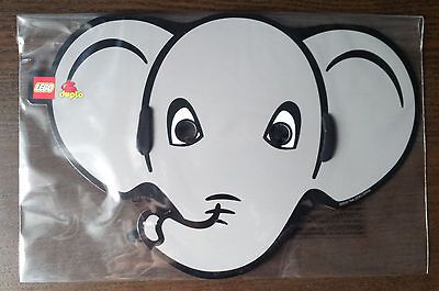 LEGO DUPLO ELEPHANT FACE MASK NEW RARE GREY GRAY BABY HEAD CUTE PLAY