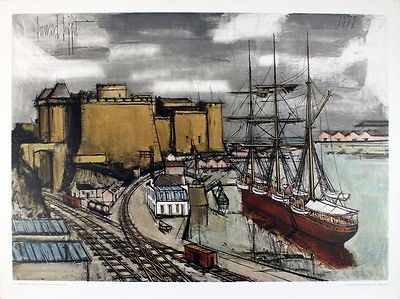 Bernard Buffet Brest le Chateau Poster