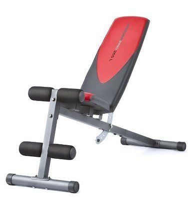 Weider Pro 225 L Multi Position Incline Decline Weight Bench Excercise