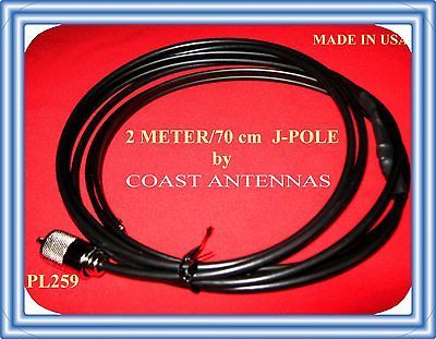 Newly listed J Pole antenna 2 Meter 440 VHF UHF ham radio transceivers