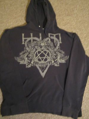 Him music band sweater sweatshirt hooded hoodie Large