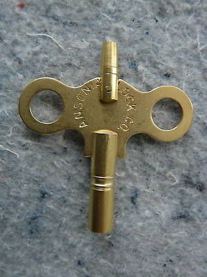 ANSONIA MANTLE SHELF CLOCK KEY DOUBLE END SIZE 6 PARTS