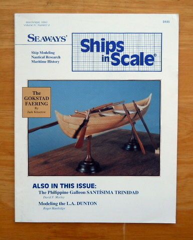 Ships in Scale Model Magazine March/April 1993 Philippine Galleon