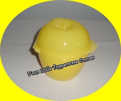 Tupperware Rare New Apple Locker Keeper YELLOW NEW