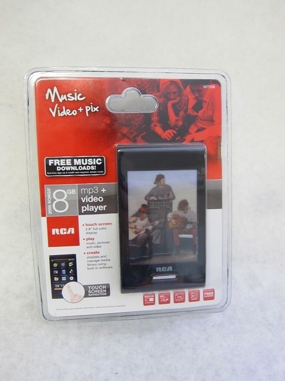 RCA M7208 8gb Digital Media  + Video player 2.8 Touch Screen 