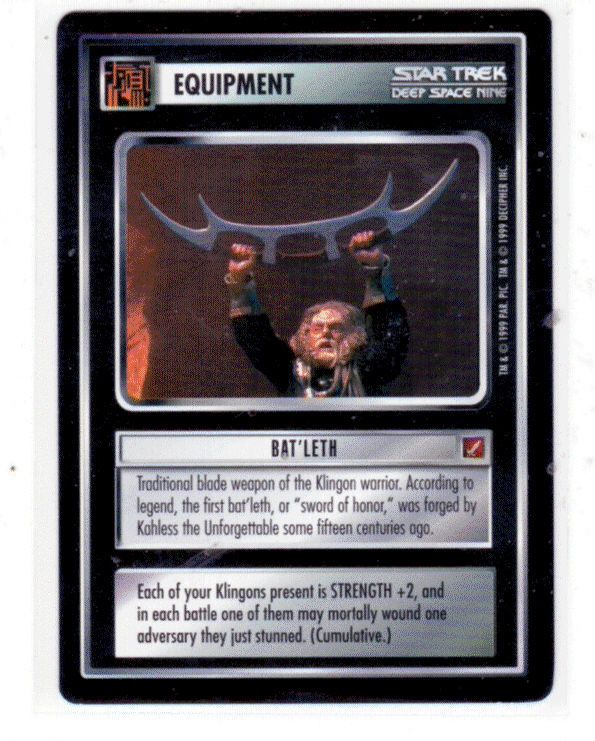 Star Trek CCG Blaze of Glory UnCommon; Batleth Tournament.