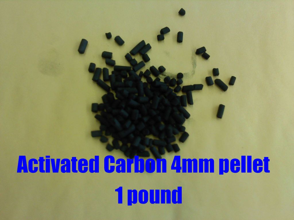 Carbon Charcoal 4mm pellets hydroponics, aquariums, air, water, filter