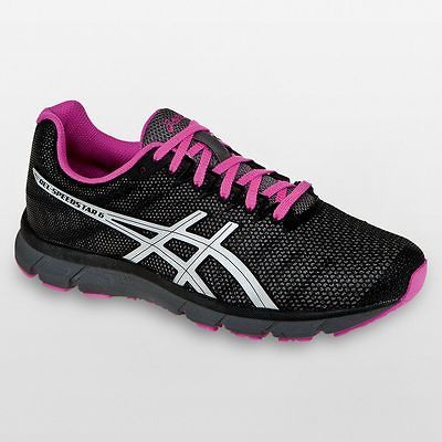 ASICS GEL Speedstar 6 Run Shoe BLACK PINK Womens sz 11 w/o the