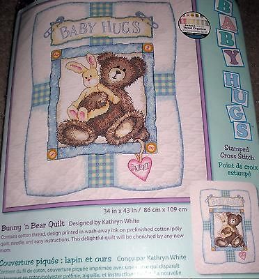 BUNNY N BEAR QUILTDIMENS IONS BABY HUGS PREQUILTED CS KIT