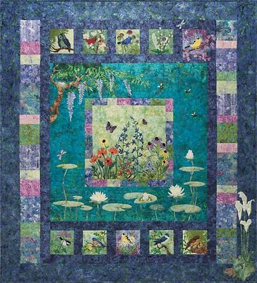 McKenna Ryan Bella Garden Complete Quilt Laser Cut Quilt Kit Quilting