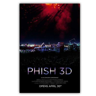 PHISH 3D Orig. 2010 16x20 Movie POSTER Three day 2009 Phish Festival