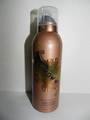 AUST GOLD JWOWW JWOW DARK INSTANT SUNLESS SPRAY TAN TANNING LOTION