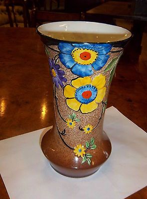 Art Deco T F and Sons Vase very rare Phoenix Ware 1930s Lincrusta