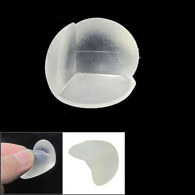 Table Desk Corner Plastic Spherical Pad Cover Protector Cushion Clear