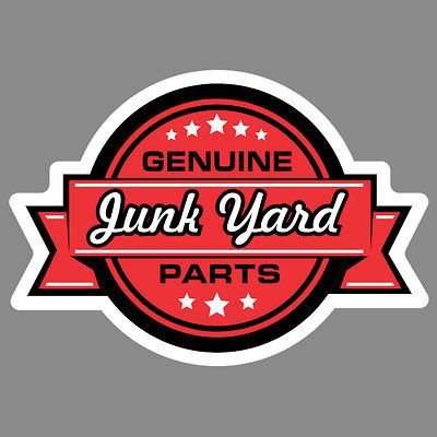 Yard Parts sticker decal vinyl stolen scrap rat car bike window bmx