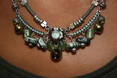 Brand New Ayala Bar Hand Crafted Necklace **Zen Garden**