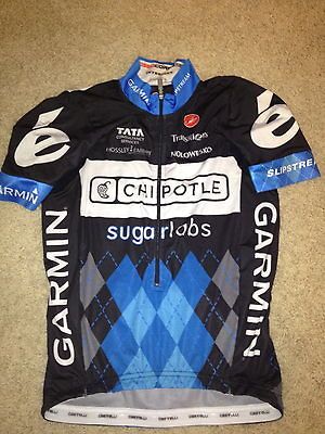 Team Garmin Cervelo Chipotle SS Jersey // Medium M Road Bike Cycling