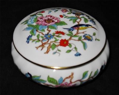 Aynsley PEMBROKE Round Covered Trinket Box, 4 Across