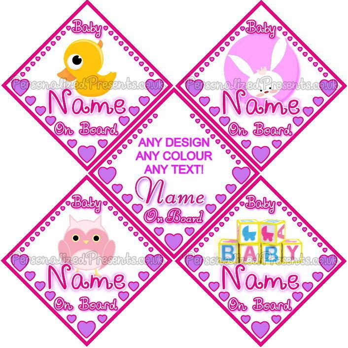 Personalized Baby Blocks