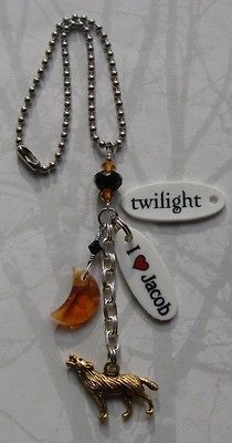 Heart Jacob Wolf Rearview Mirror Car Charm Sunchaser