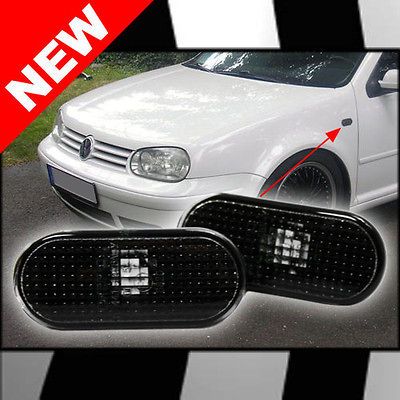 VW GOLF JETTA MK4 / PASSAT B5 B5.5 SIDE MARKER LIGHTS   OE DARK SMOKE