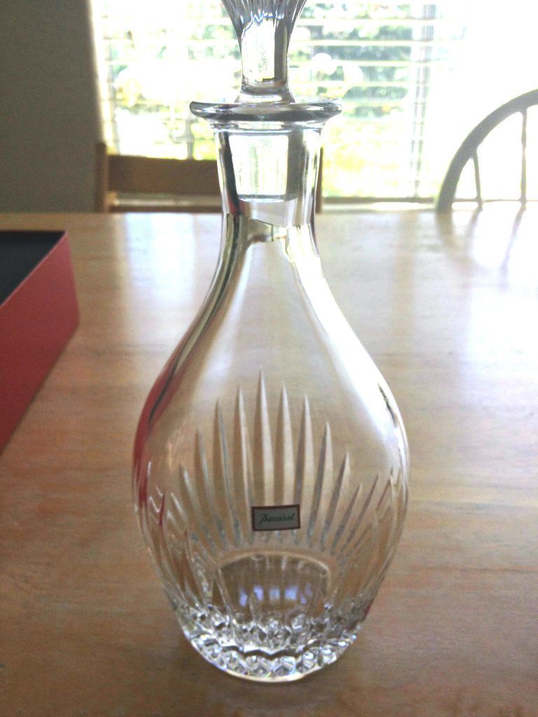 Baccarat Massena Whiskey Decanter New in Box