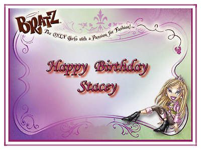 BRATZ Edible CAKE Icing Image Topper custom birthday on PopScreen