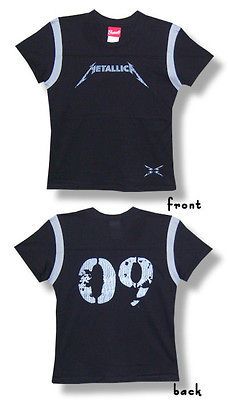   2009 Logo Football Jersey Style Girls baby doll X Large T shirt