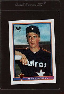 1991 BOWMAN MVP #183 JEFF BAGWELL RC NMMT *555555