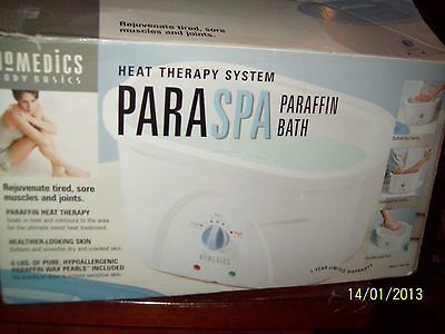 Paraffin ParaSpa Bath Heat Therapy + 5 Bags Wax, 60 Liners NIB