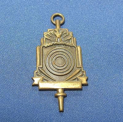 Vintage Balfour Shooting Medal Natl Eagle Target Award Bronzetone