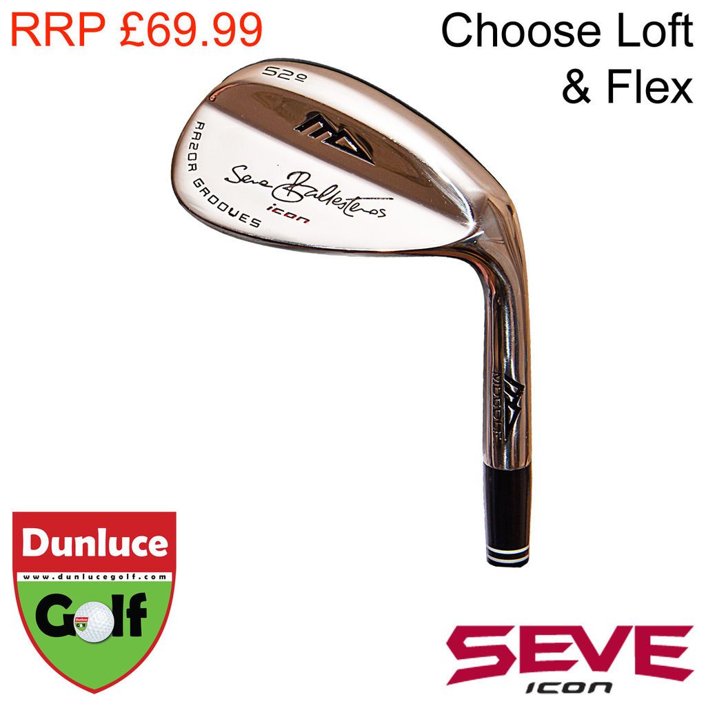 NEW MD GOLF WEDGE SEVE ICON CHROME STANDARD BOUNCE CHOOSE LOFT & FLEX