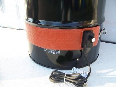 Briskheat Drum Heater 30 Gal.Metal 1000 Watt WVO/Biodiesel