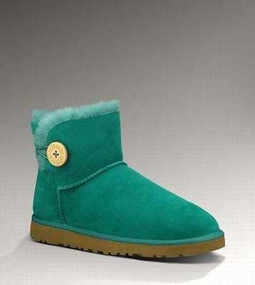 UGG Australia MINI BAILEY BUTTON Womens BOOTS EMERALD (EMR) 3352