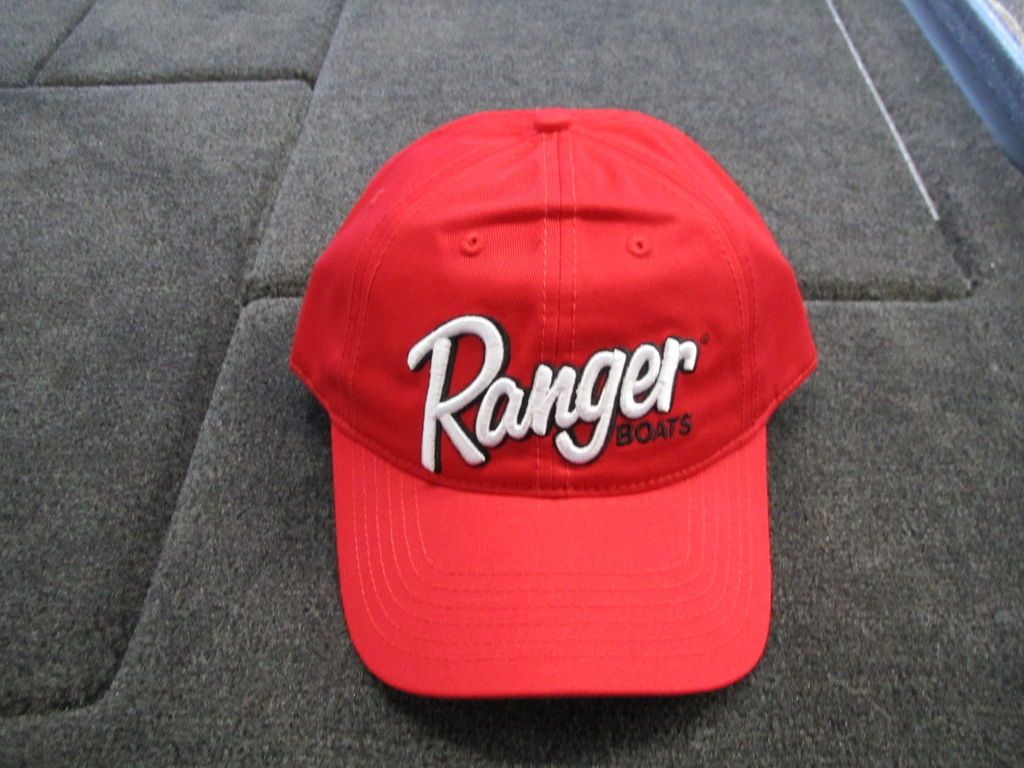 Ranger boats red baseball cap lid hat bass fishing gear apparel