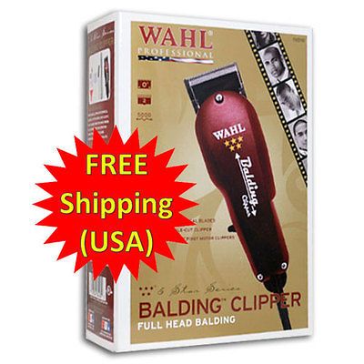 Wahl 5 Star Balding Clipper w/ #000000 Blade 8110 Barber Fade Hair cut